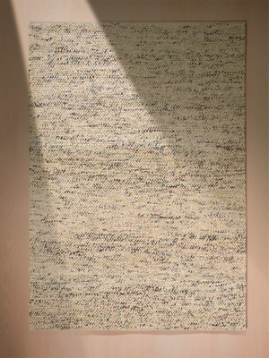 Harlene Hand-woven Wool Jute Rug - Beige