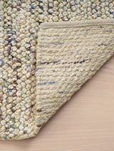 Harlene handgewebter Woll-Jute-Teppich