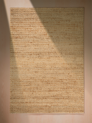 Sutton Hand-woven Wool Jute Rug - Brown