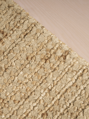 Sutton Hand-woven Wool Jute Rug - Brown