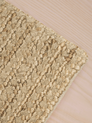 Sutton Hand-woven Wool Jute Rug - Brown