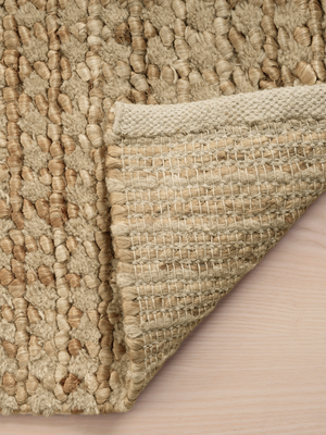 Sutton Hand-woven Wool Jute Rug - Brown