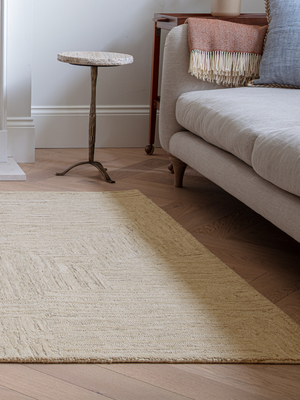Eloise Hand-tufted Wool Geometric Rug - Beige