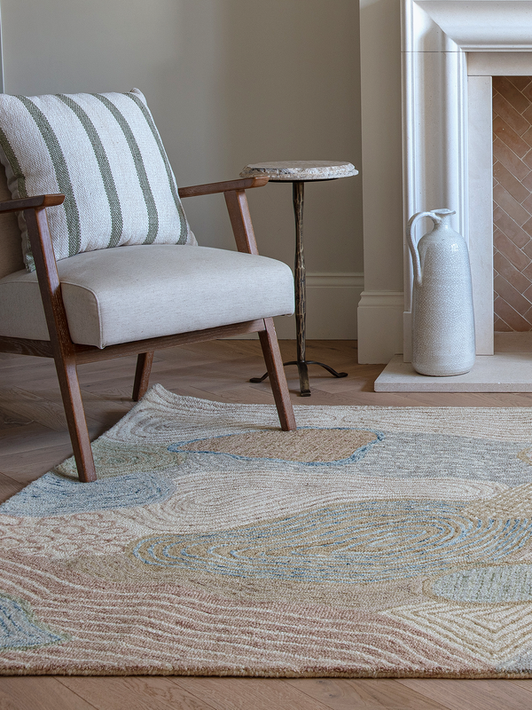 Arlo Hand-tufted Wool Abstract Rug - Multi