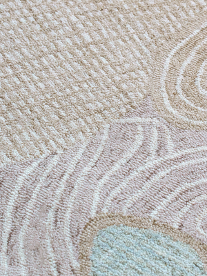 Arlo Hand-tufted Wool Abstract Rug - Multi