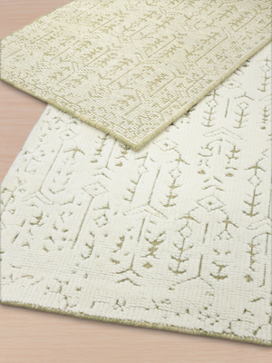 Saavi Hand-knotted Wool Persian Rug - Off-White