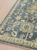 Bloomville handgeknüpfter Wollteppich