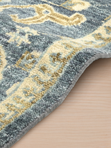 Bloomville handgeknüpfter Wollteppich
