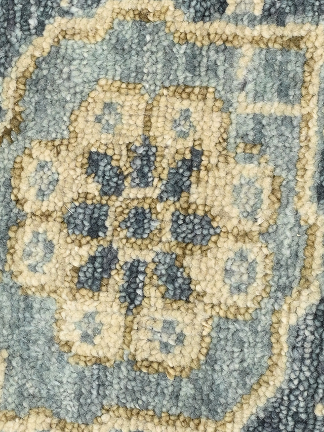 Bloomville handgeknüpfter Wollteppich