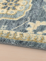 Bloomville handgeknüpfter Wollteppich