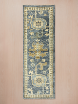 Bloomville handgeknüpfter Wollteppich