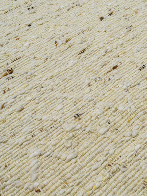Tahira Hand-woven Wool Rug - Beige