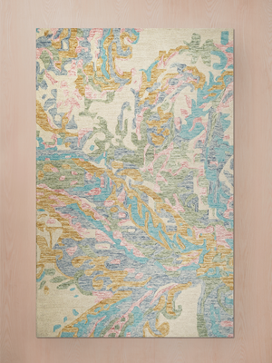 Sahar Hand-tufted Wool Floral Rug - Multi