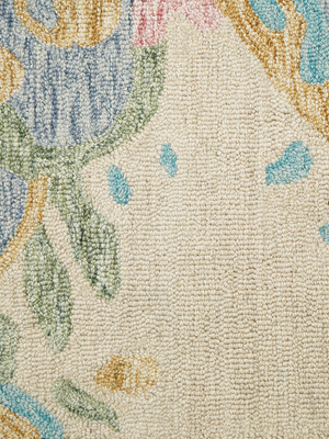 Sahar Hand-tufted Wool Floral Rug - Multi