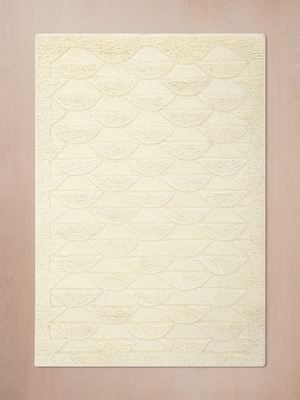 Lyla Hand-tufted Wool Geometric Rug - Ivory