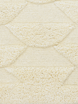 Lyla Hand-tufted Wool Geometric Rug - Ivory