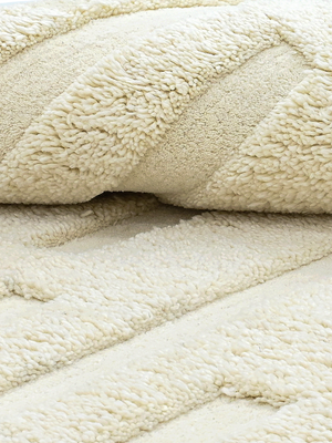 Myla Hand-tufted Wool Geometric Rug - Ivory