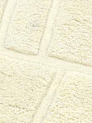 Edith Hand-tufted Wool Geometric Rug - Ivory