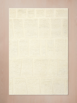 Edith Hand-tufted Wool Geometric Rug - Ivory