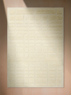 Lara Hand-tufted Wool Geometric Rug - Ivory