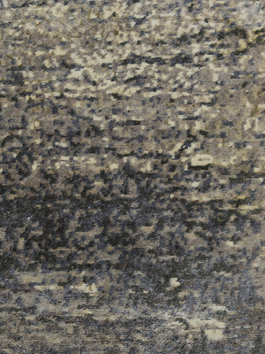 Bianca Hand-knotted Wool & Bamboo Silk Abstract Rug - Brown
