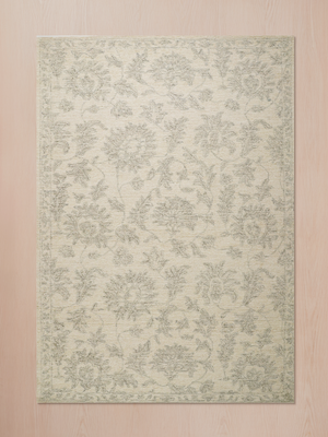 Moana Botanical Hand-tufted Wool Persian Rug - Beige