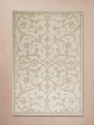 Reza Hand-tufted Wool Persian Rug - Beige