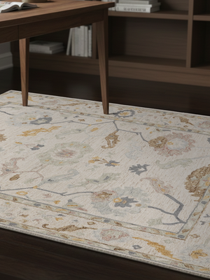 Amirah Hand-tufted Wool Persian Rug - Off-White