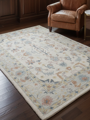 Saraya Hand-tufted Wool Persian Rug - Off-White