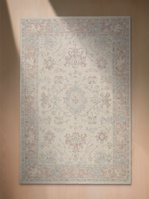 Luna Hand-tufted Wool Persian Rug - Beige