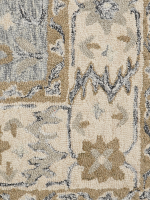 Raihaan Hand-tufted Wool Persian Rug - Grey