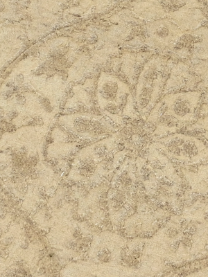 Shirin Hand-knotted Wool-Silk Persian Rug - Beige