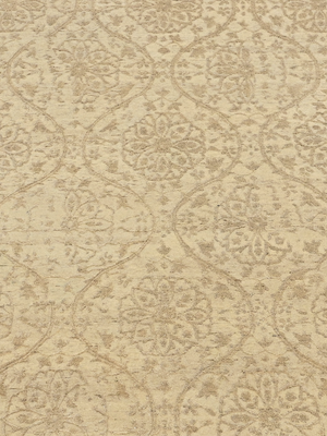 Shirin Hand-knotted Wool-Silk Persian Rug - Beige