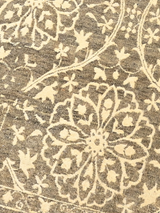 Shirin Brown Hand-knotted Wool-Silk Rug