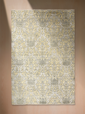 Iskra Hand-knotted Wool Persian Rug - Grey