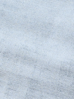 Reyma Hand-woven Scalloped Rug - Pale Blue
