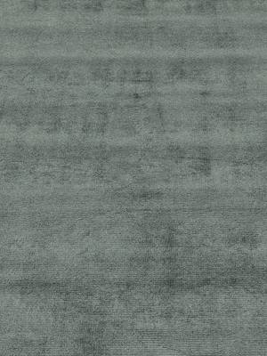 Aniera Hand-woven Scalloped Rug - Sage Grey