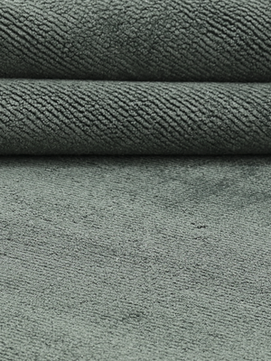 Aniera Hand-woven Scalloped Rug - Sage Grey