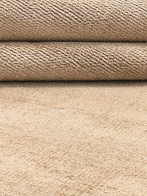 Aaruni Hand-woven Oval Rug - Beige