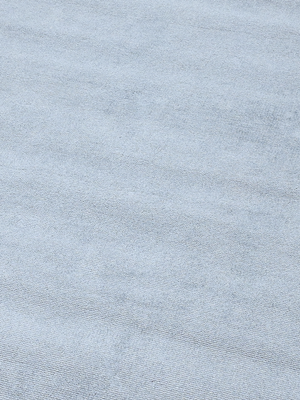 Raima Hand-woven Oval Rug - Pale Blue