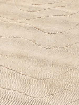 Siyana Hand-woven Organic Rug - Beige