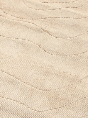 Siyana Hand-woven Organic Rug - Beige