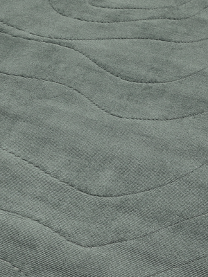Viyona Hand-woven Organic Rug - Sage Grey