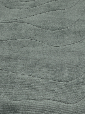 Viyona Hand-woven Organic Rug - Sage Grey