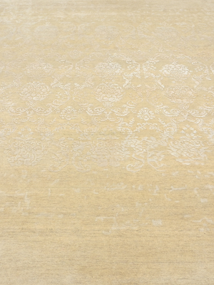 Boheme Hand-knotted Wool & Silk Persian Rug - Beige