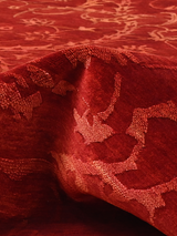 Mohair handgeknüpfter Teppich aus Wolle und Seide