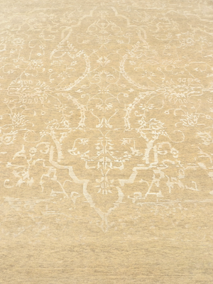 Jean Hand-knotted Wool & Silk Persian Rug - Beige