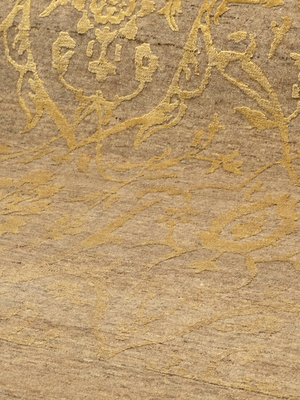 Manifest Hand-knotted Wool & Silk Persian Rug - Beige