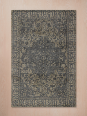 April Hand-tufted Wool Persian Rug - Blue