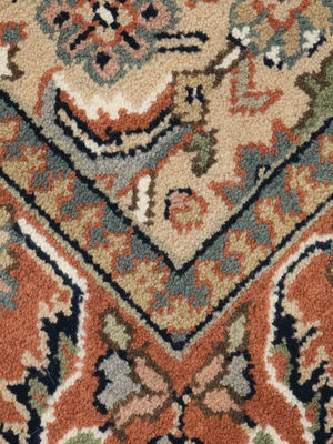 Monique Hand-knotted Wool Persian Rug - Rust